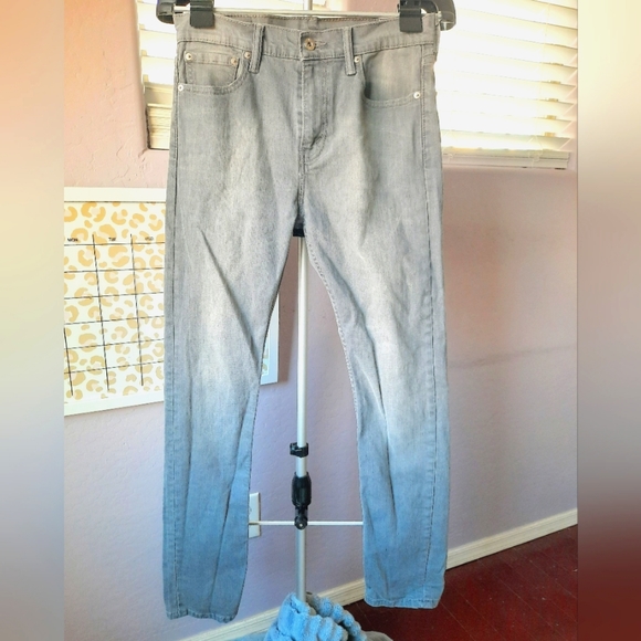 Pre-owned Levi's--'510' Gray Denim Skinny Fit Stretch Flex Jeans Men's sz 30x32 - Picture 1 of 14